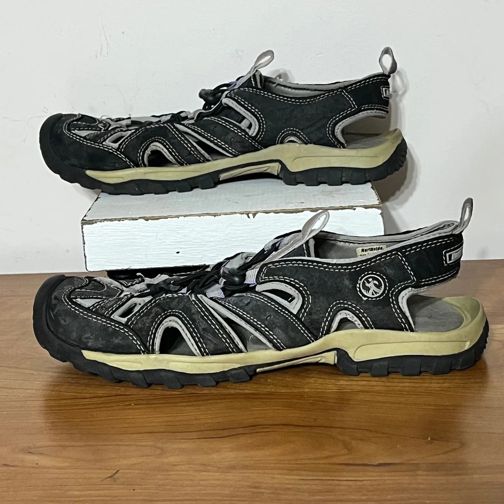 Northside Burke II Sport Sandals Womens 9 Black Gray Purple‎ Hiking Water Shoes
